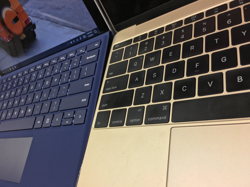 Illustration for article titled Surface Pro 4 vs. MacBook (12-inch): A Photo Comparison